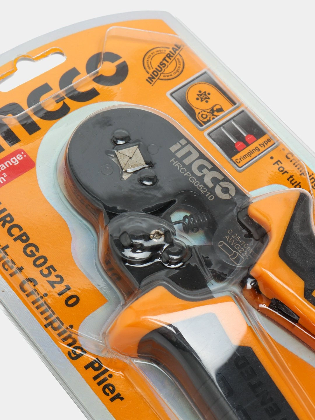 Пресс клещи для обжима втулочных наконечников Industrial Ingco ...