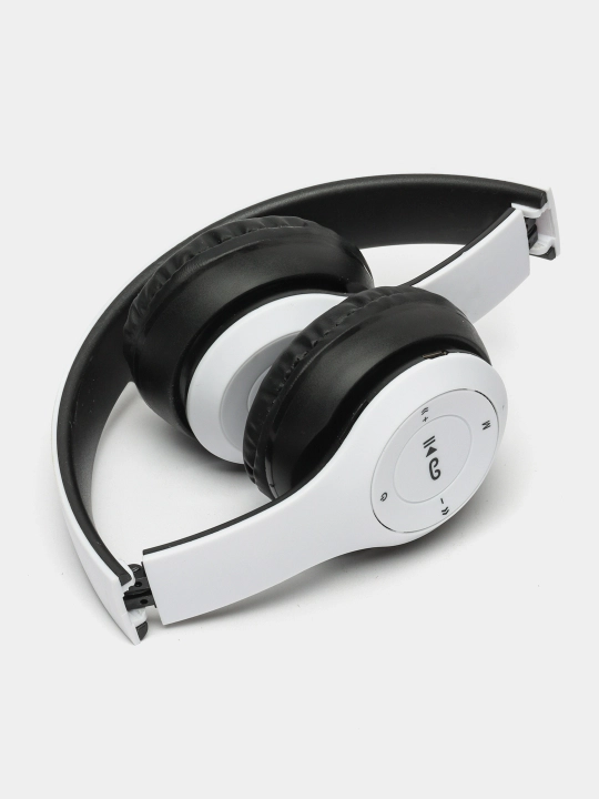 Simsiz yig'iladigan quloqchinlar P47 Wireless, mikrofonli, radio va CD fleshka uyasi bilan