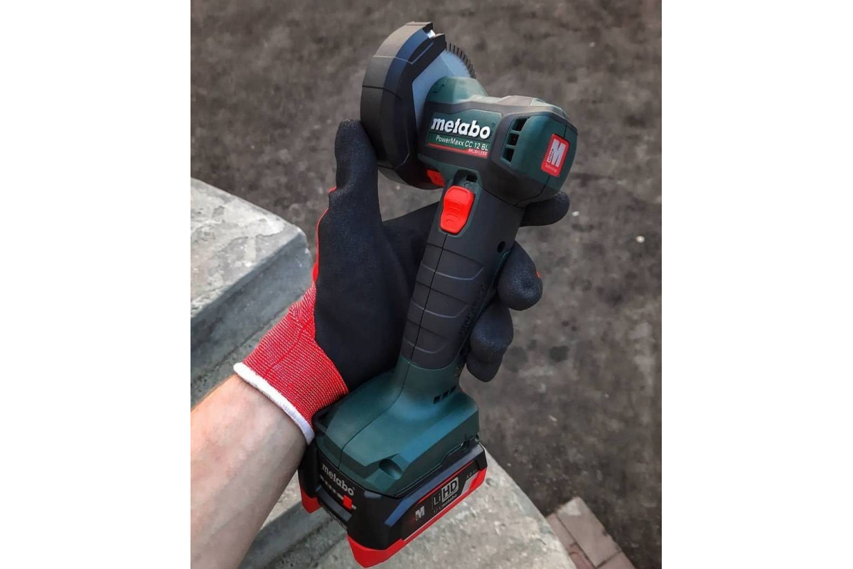 Аккумуляторная угловая шлифмашина УШМ, болгарка Metabo Powermaxx CC 12 BL  купить по низким ценам в интернет-магазине Uzum (703394)