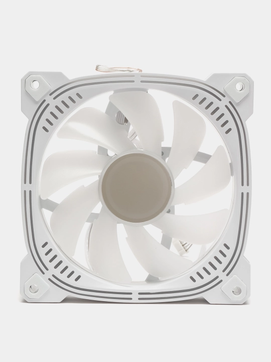 Sovutish ventilyator, rgb yoritgich bilan korpus uchun, 12 da 6 kontakt, 120 mm - 