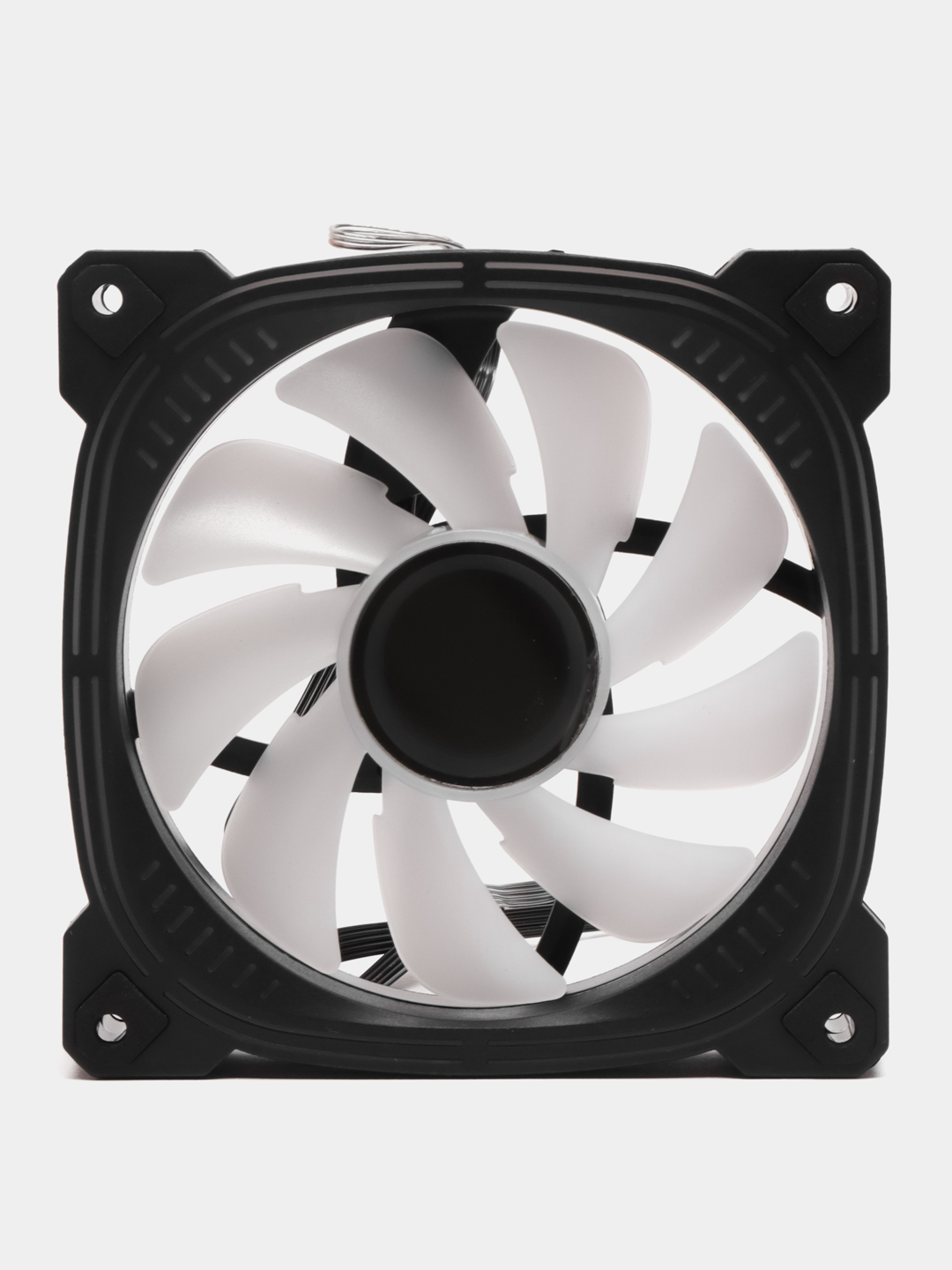 Sovutish ventilyator, rgb yoritgich bilan korpus uchun, 12 da 6 kontakt, 120 mm - 