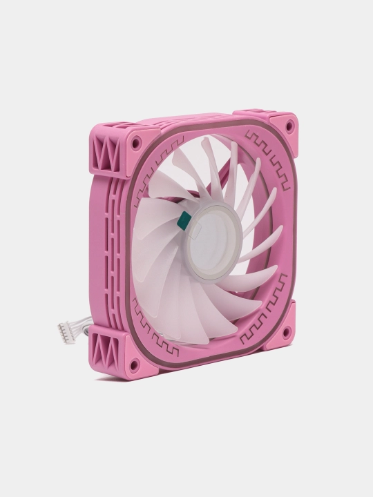 Sovutish ventilyator, rgb yoritgich bilan korpus uchun, 12 da 6 kontakt, 120 mm