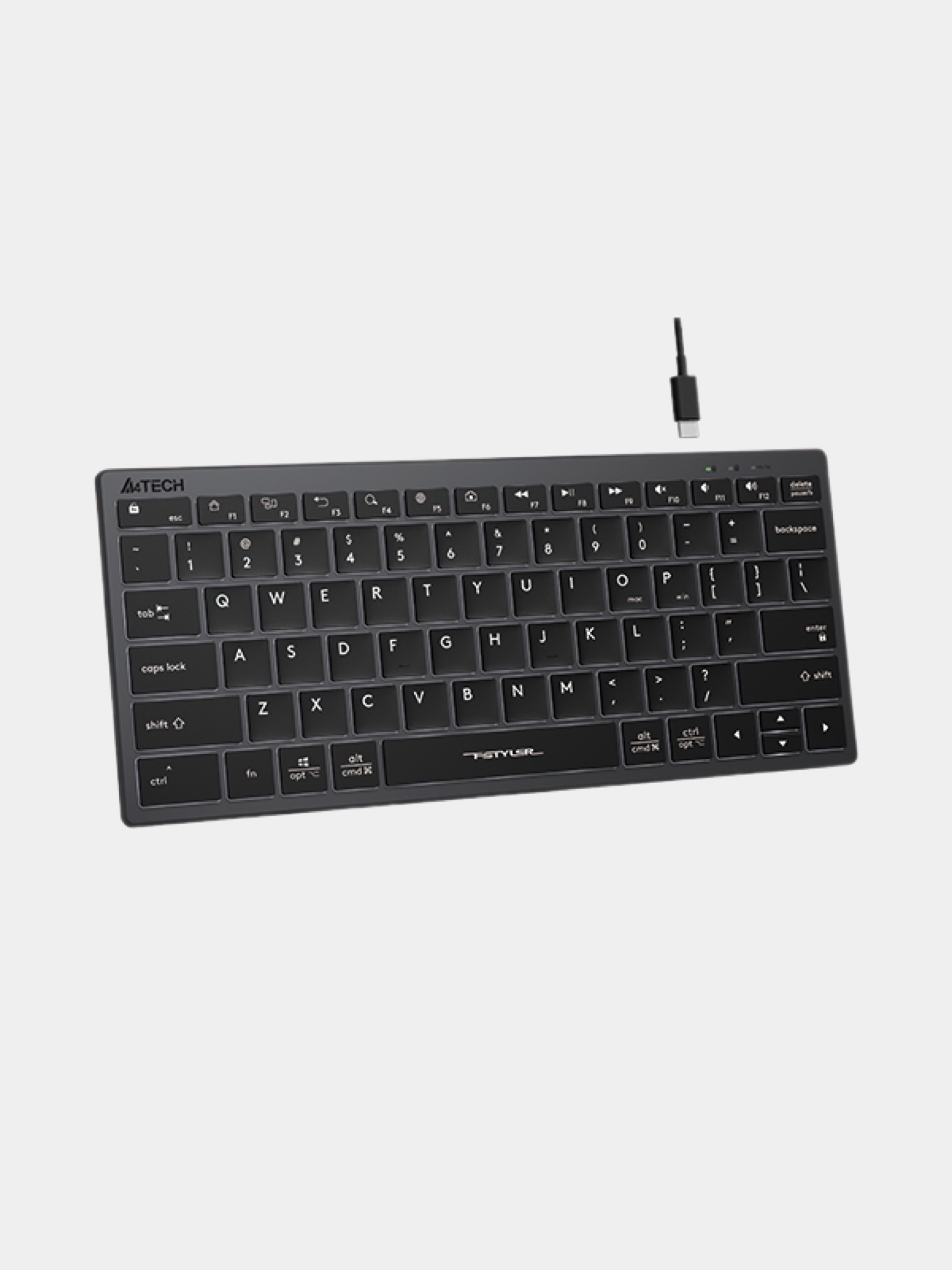 Проводная клавиатура A4tech FX61, с подсветкой, для Mac / Pc, 78 клавиш ...