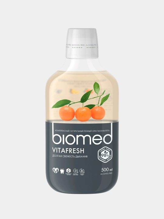 Ополаскиватель для полости рта Biomed Vitafresh, цитрусовый, 250 мл - 