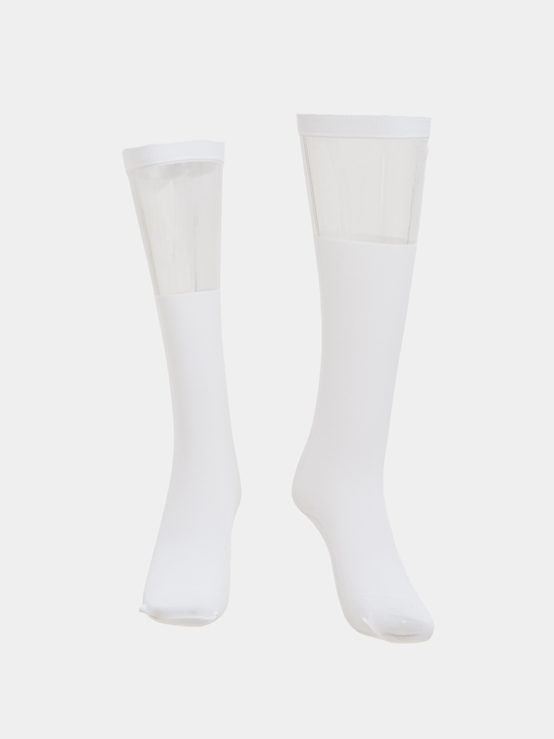 Гольфы черные и белые, гетры до колена, капроновые купить по низким ...