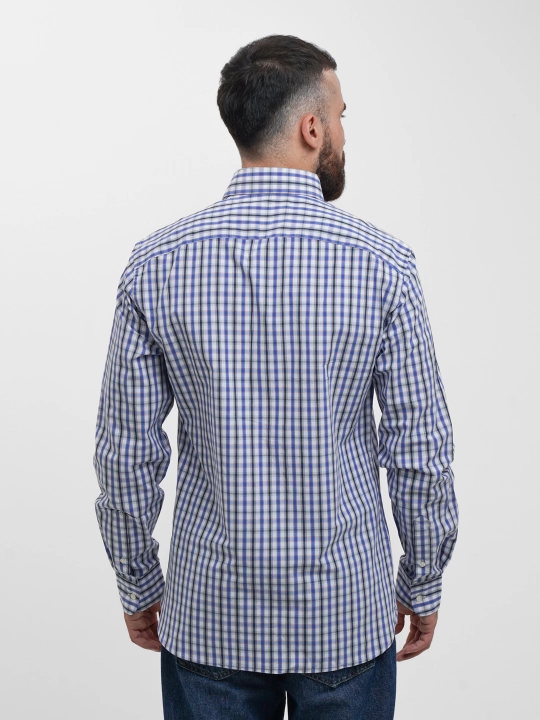 Рубашка мужская Trussardi Jeans l Tr1903, хлопок, с длинным рукавом, классическая