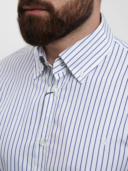 Рубашка мужская Trussardi Jeans l Tr1903, хлопок, с длинным рукавом, классическая