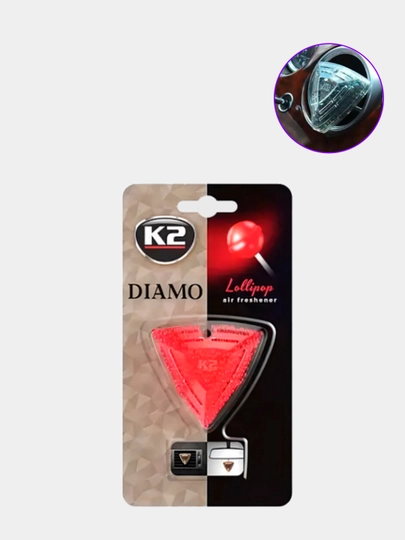 Освежитель воздуха для машины K2 Diamo Lollipop, V88SCA — K2SHOP-P029EEA