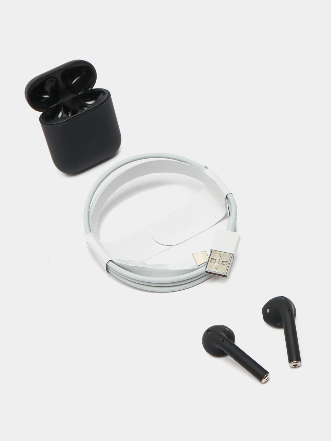 Беспроводные наушники Pods 2 сенсорные, для iPhone и Android, белые и ...