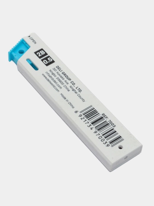 Qo'rg'oshin 4 dona, 0.5 mm 2B 20 dona 7003 Deli