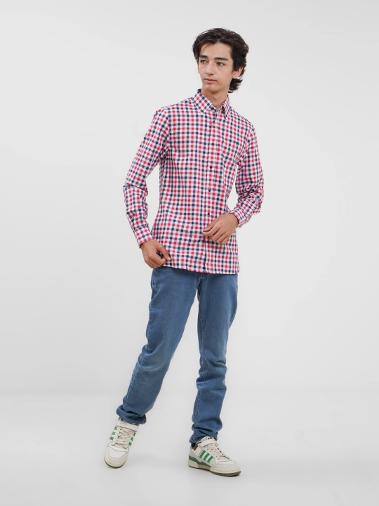 Рубашка мужская Trussardi Jeans l Tr1903, хлопок, с длинным рукавом, классическая