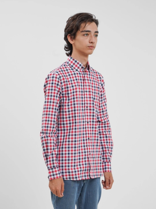 Рубашка мужская Trussardi Jeans l Tr1903, хлопок, с длинным рукавом, классическая