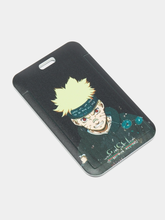 Beyjik g'ilofi naruto anime muhlislari uchun, plastik kartalarni o'tkazib yuborish uchun