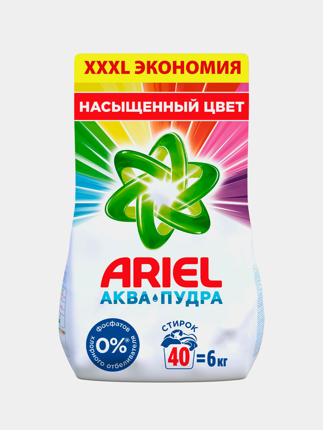 Стиральный порошок Ariel Color автомат, 6 кг купить по низким ценам в ...