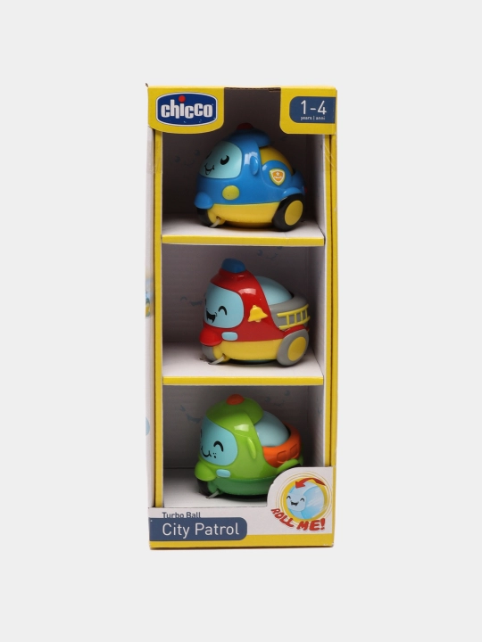 Набор машинок, Chicco City Patrol, 12м+ - 
