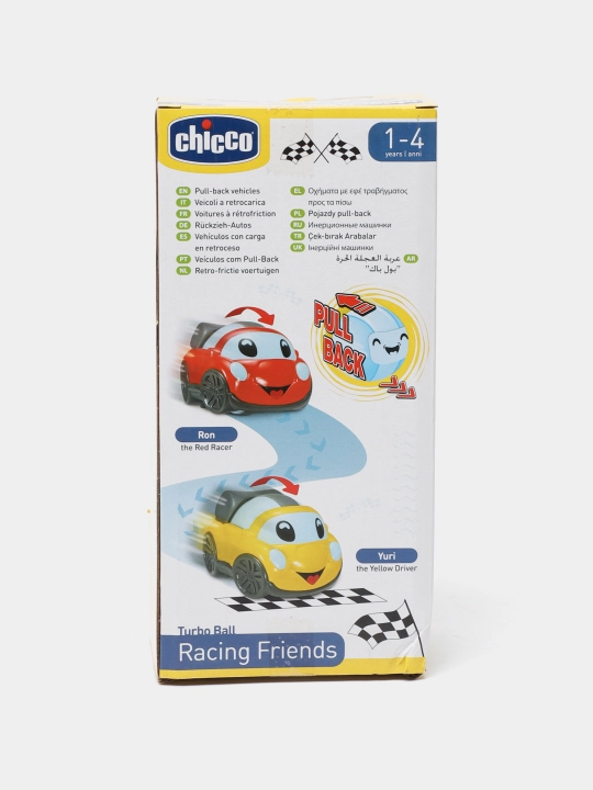 Набор машинок, Chicco Racing Friends, 12м+