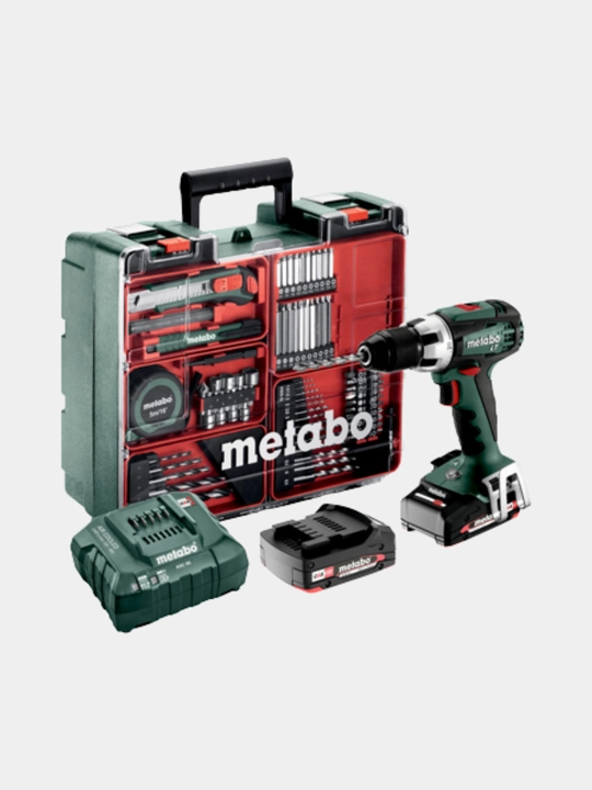 Akkumulyatorli drel-shurup buragich Metabo BS 18 LT Set