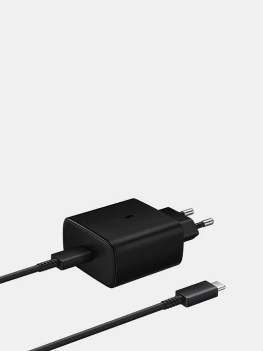 Блок питания Samsung 45w, с кабелем, type-c