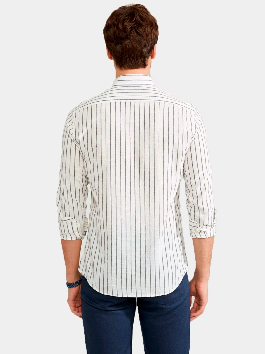 Рубашка мужская Trussardi Jeans l Tr1903, хлопок, с длинным рукавом, классическая