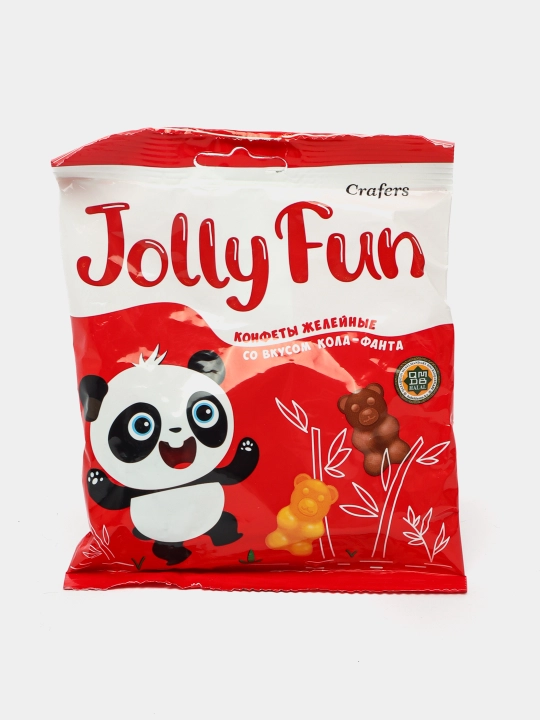 Желейные конфеты со вкусом кола-фанта Jolly Fun, 70 г
