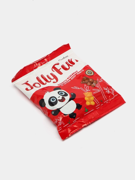 Желейные конфеты со вкусом кола-фанта Jolly Fun, 70 г