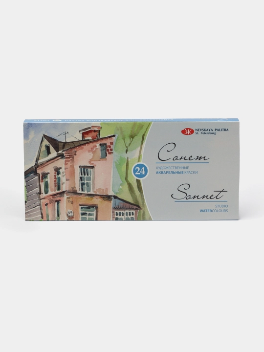 Akvarel bo'yoqlar to'plami Sonet, 24 rang * 2.5 ml