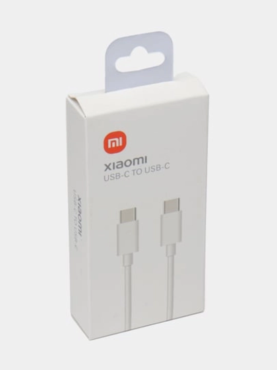 Кабель для быстрой зарядки и передачи данных Xiaomi Mi USB-C на USB-C, 1 м, провод