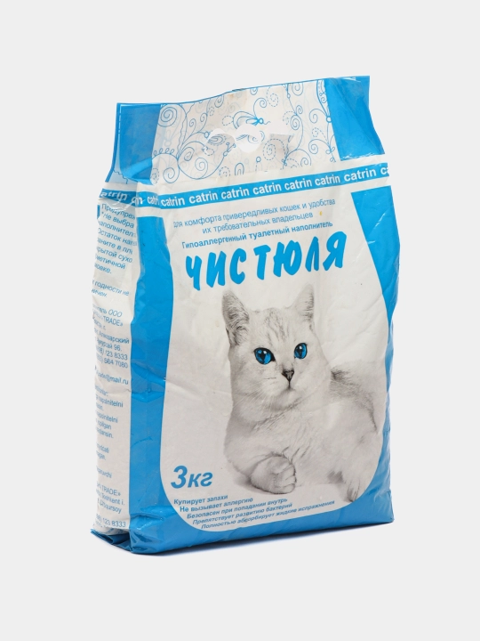 Гипоаллергенный туалетный наполнитель для кошек, 3-5 кг