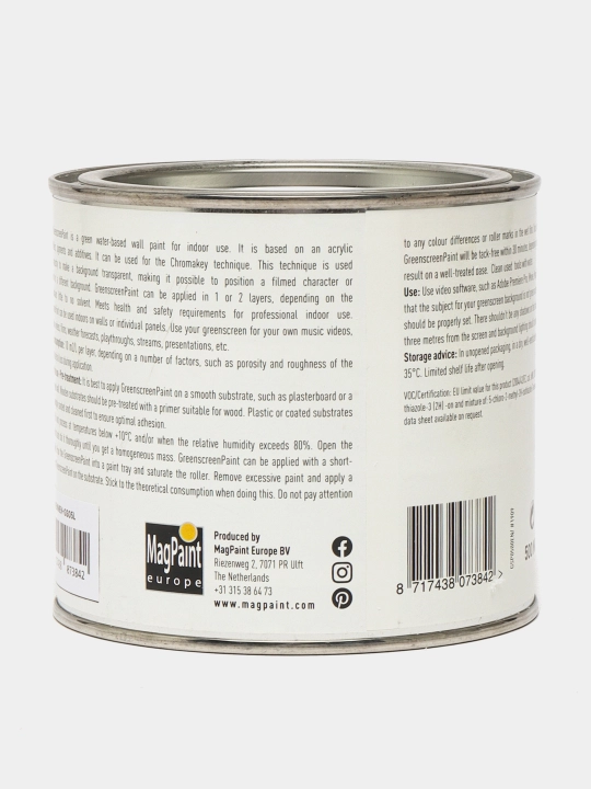 Yashil ekran bo'yog'i MagPaint, GreenscreenPaint, 500 ml