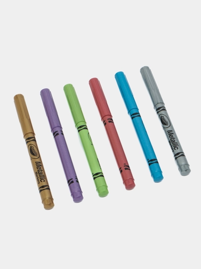 Металлические маркеры Crayola CR 6 Metallic Markers 588828