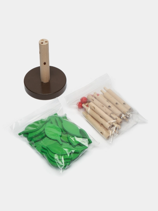 Yog'och 3D konstruktor jumboqlari, yog'och modeli, Montessori bolalar o'yinlari