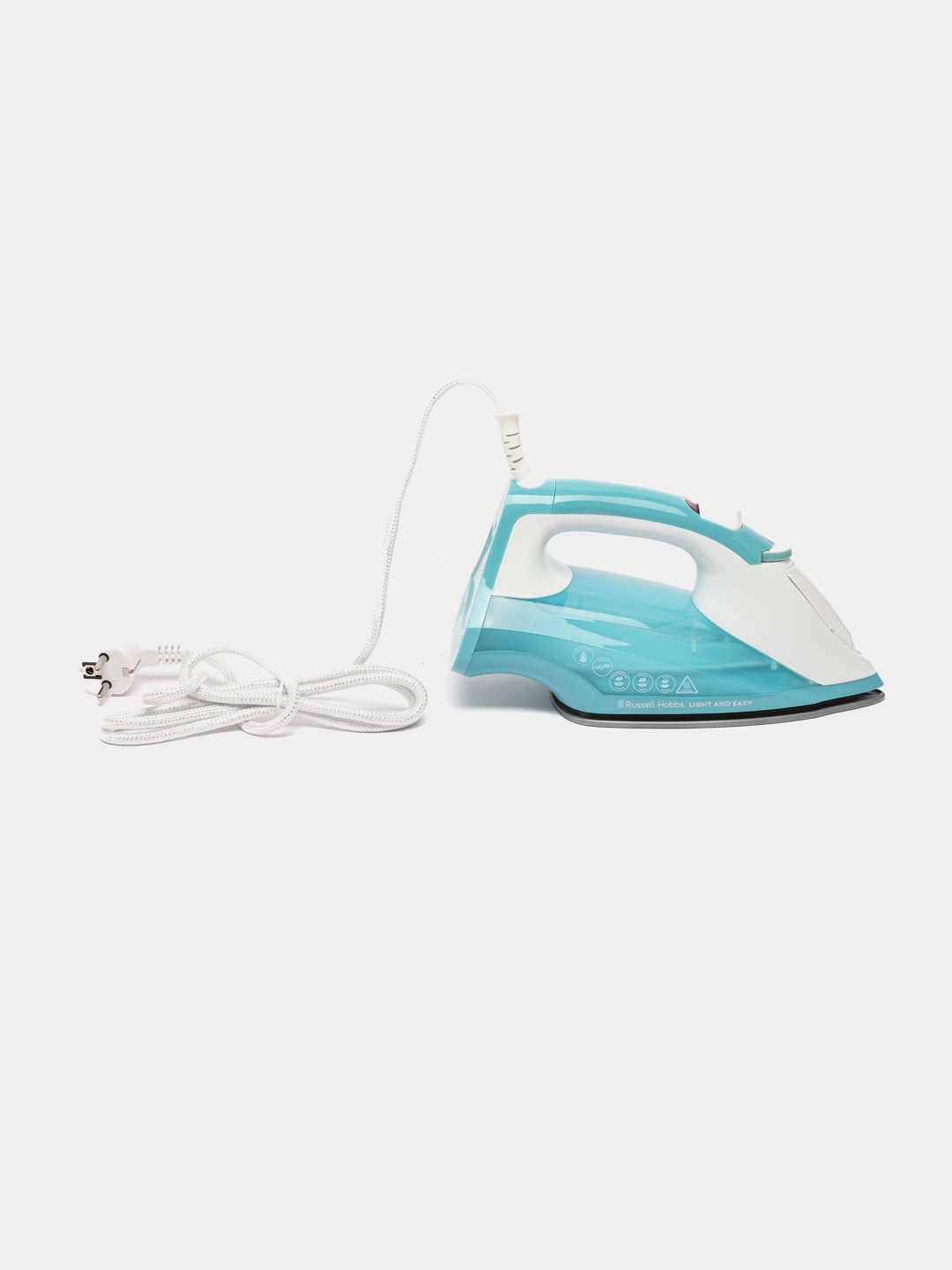 Утюг Russell Hobbs 26470-56, антипригарное покрытие, бирюзовый, паровой ...