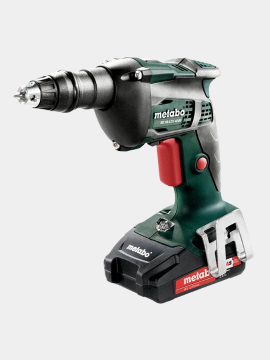 Akumulyatorlik shurup buragich gipsokarton uchun Metabo SE 18 LTX 4000 - 