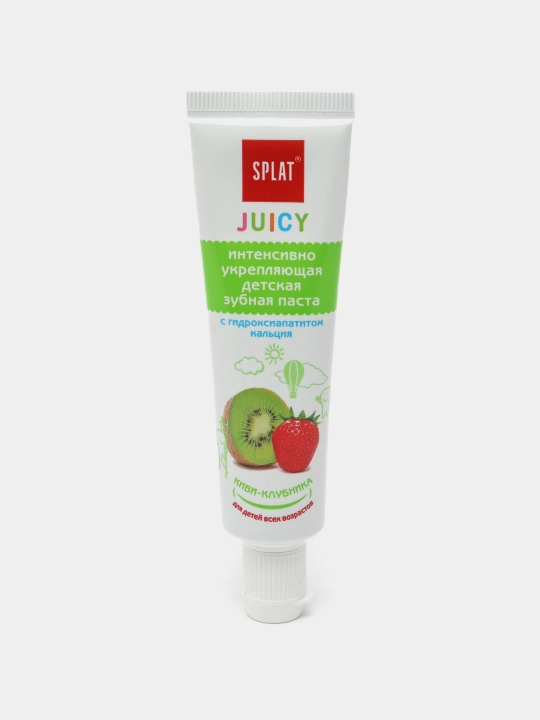 Splat Juicy tish pastasi, kaltsiy gidroksiapatitli kivi-qulupnay, 35 ml - 