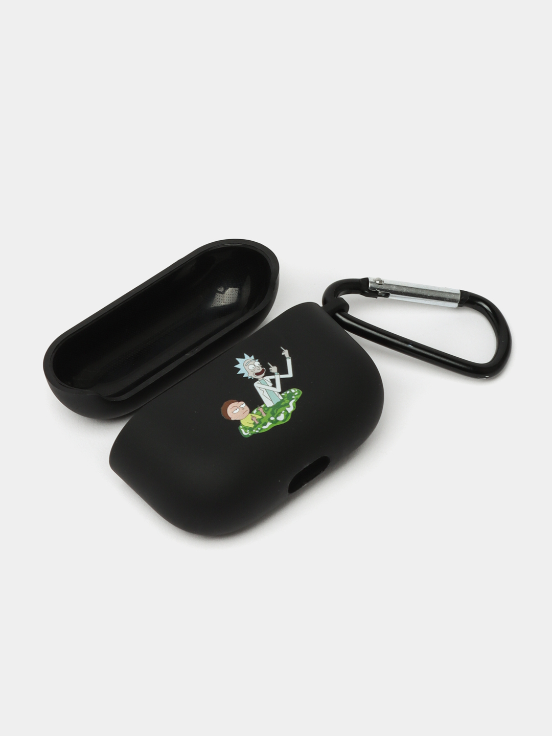 Чехол для наушников AirPods Pro, защитный, силиконовый с карабином ...