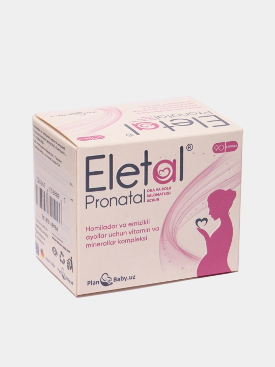 Vitaminlar homiladorlar uchun Eletal, 90 ta kapsula - Plan baby