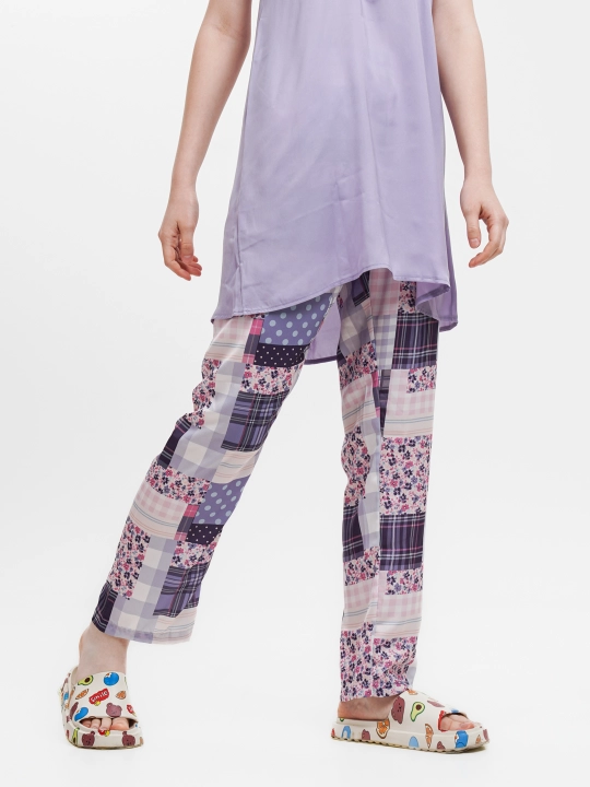 Ayollar pijama to'plami Penti, shortilar bilan, yengi kalta, yozgi