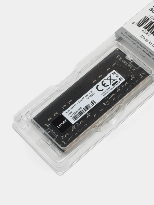 Operativ xotira Lexar 8GB DDR4 3200MHz SODIMM, noutbuk uchun