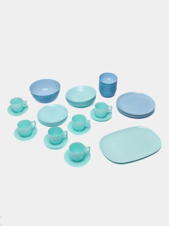 Stol to'plami Luminarc Diwali Turquoise & Blue, 38 dona
