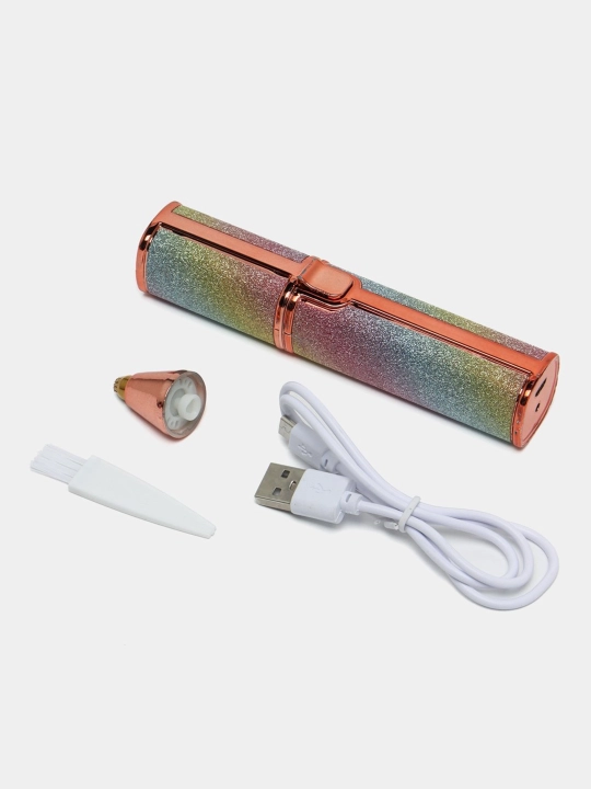 Epilator, qosh terish, yuz, quloq, burun, bikini zonasidagi sochlarni olib tashlash uchun - 