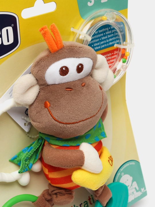 Погремушка, Chicco Monkey, 3м+