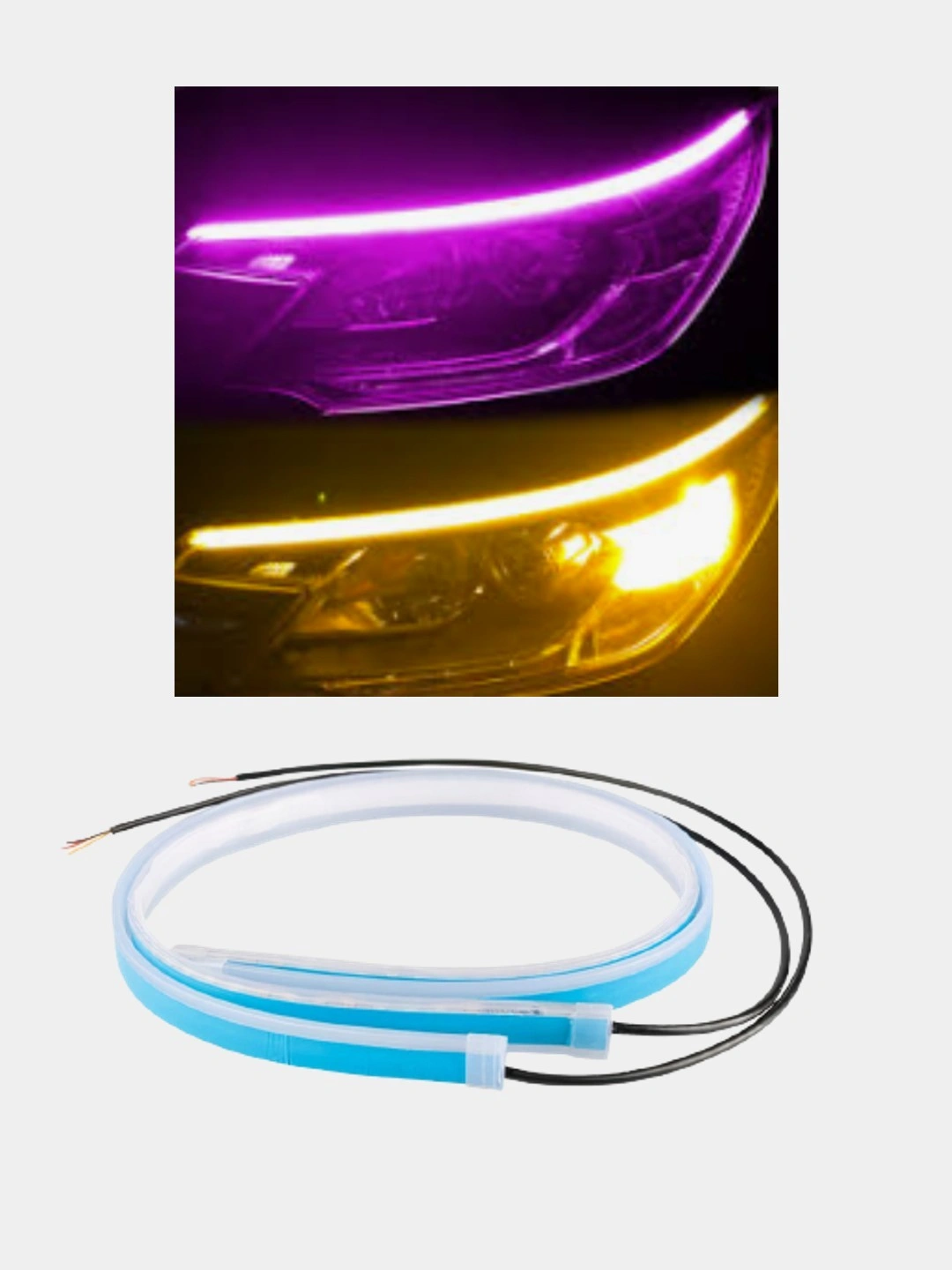 Светодиодная лента для автомобильных фарa, 60 см, 2 шт купить по низким ...