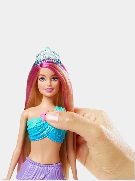 Кукла-русалка Barbie Dreamtopia, c 4-ю режимами светящегося хвоста