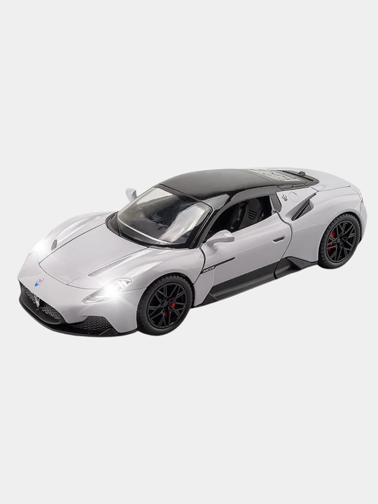 Машинка 1:22 Maserati MC20 Model Car Toy Diecast цинковый сплав, со звуком и светом - 