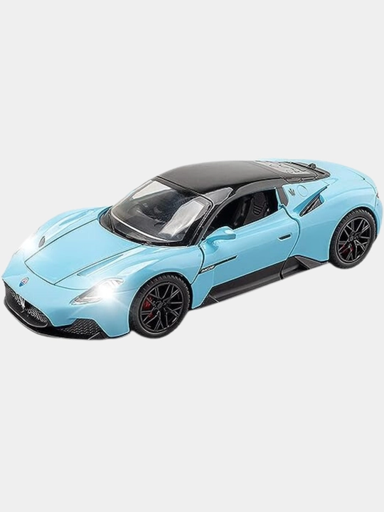 Машинка 1:22 Maserati MC20 Model Car Toy Diecast цинковый сплав, со звуком и светом - 