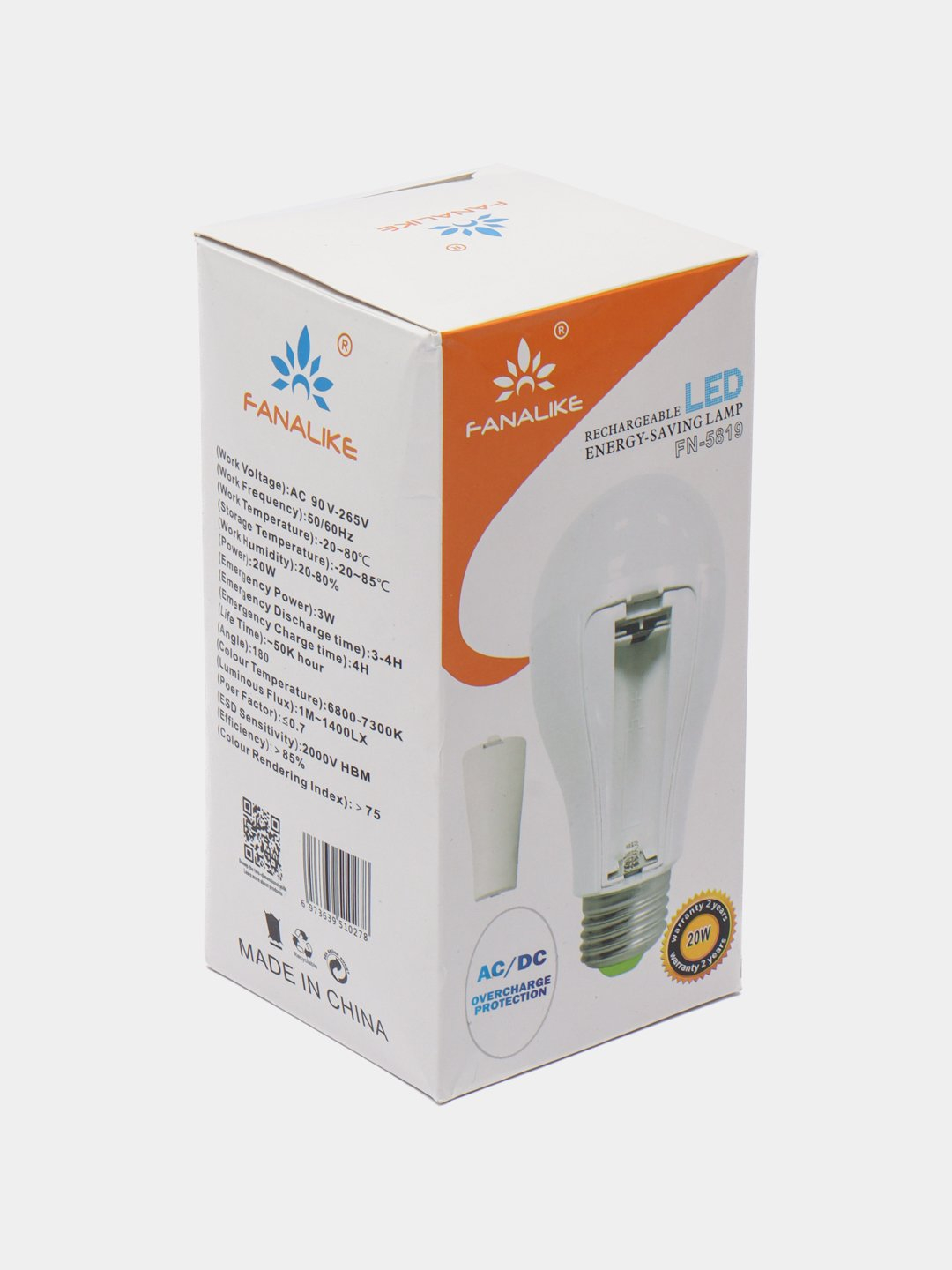 Foco LED recargable Barakuda 20W