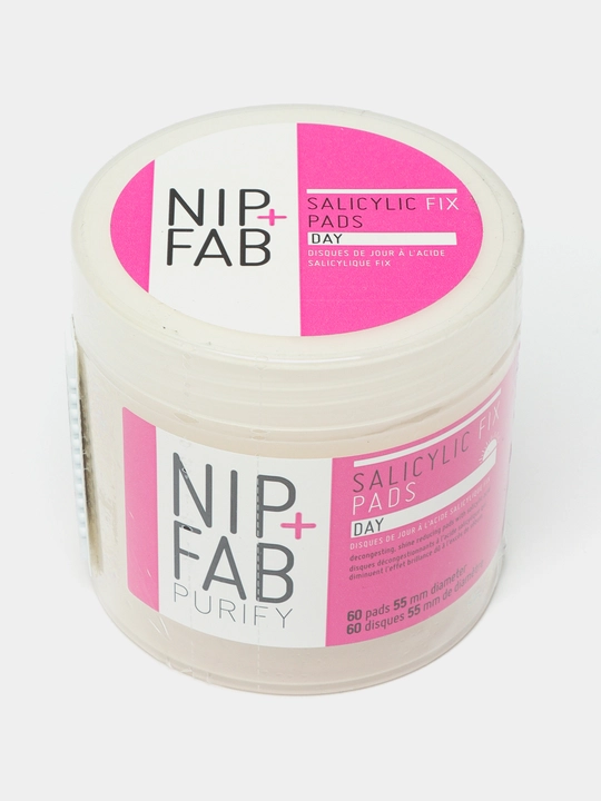 Дневные отшелушивающие подушечки для лица Nip+Fab, с алоэ вера