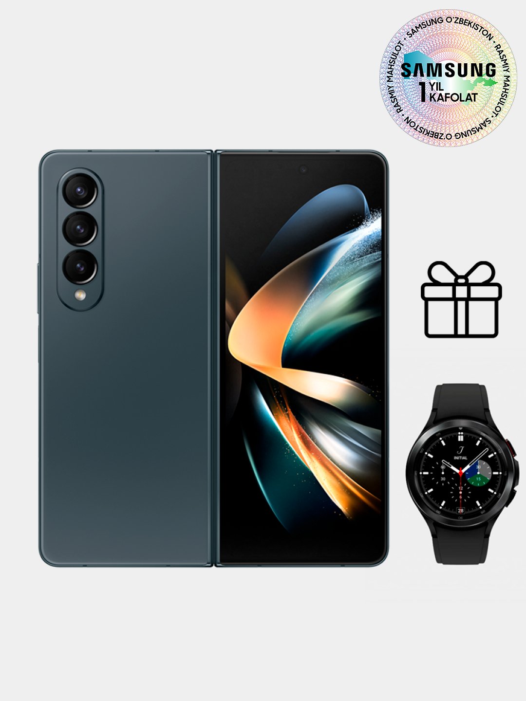 Смартфон Samsung Galaxy Z Fold4+ Galaxy Watch4 Classic, 46 мм купить по  низким ценам в интернет-магазине Uzum (570756)