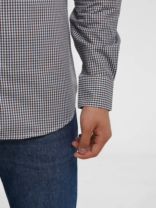 Рубашка мужская Trussardi Jeans l Tr1903, хлопок, с длинным рукавом, классическая