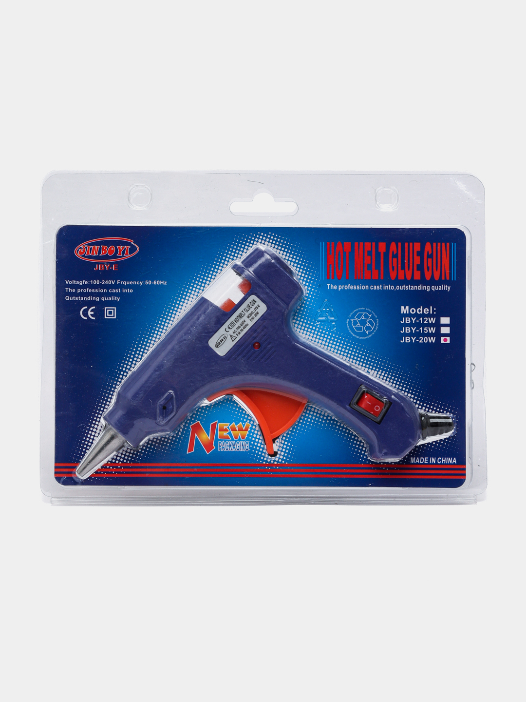 Пистолет клеевой, в комплекте 5 стержней, 20 Вт, 7 мм клей пистолет ...